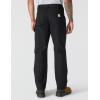 Carhartt Mens Relaxed Straight Rugged Flex® Duck Double-Front Dungaree(Black)