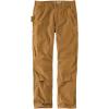 Carhartt Mens Relaxed Straight Rugged Flex® Duck Double-Front Dungaree(Carhartt Brown)
