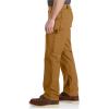Carhartt Men’s Relaxed Straight Rugged Flex® Duck Dungaree(Carhartt Brown)