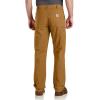 Carhartt Men’s Relaxed Straight Rugged Flex® Duck Dungaree(Carhartt Brown)