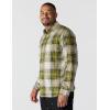 Carhartt Men’s Rugged Flex Relaxed Fit Lightweight Long-Sleeve Plaid Shirt(Dark Bronzed Green)