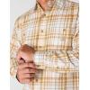 Carhartt Men’s Rugged Flex Relaxed Fit Lightweight Long-Sleeve Plaid Shirt(Oat Milk)