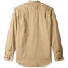 Carhartt Mens Rugged Flex Relaxed Fit Midweight Canvas Long-Sleeve Shirt(Dark Khaki)