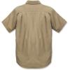 Carhartt Mens Rugged Flex Relaxed Fit Midweight Canvas Short-Sleeve Shirt(Dark Khaki)