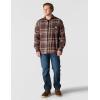 Carhartt Men’s Rugged Flex Relaxed Fit Midweight Flannel Long-Sleeve Plaid Shirt(Dark Sepia)