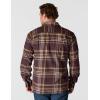 Carhartt Men’s Rugged Flex Relaxed Fit Midweight Flannel Long-Sleeve Plaid Shirt(Dark Sepia)