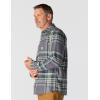 Carhartt Men’s Rugged Flex Relaxed Fit Midweight Flannel Long-Sleeve Plaid Shirt(Gravel)