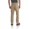 Carhartt Mens Rugged Flex® Straight Fit Canvas 5-Pocket Tapered Work Pant(Dark Khaki)