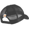 Carhartt Men’s Rugged Flex Twill Mesh-Back Script Patch Cap(Black)