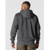 Carhartt Men’s Tall Rain Defender Paxton Heavyweight Hooded Zip Front Sweatshirt(Carbon Heather)