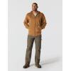 Carhartt Men’s Tall Rain Defender Paxton Heavyweight Hooded Zip Front Sweatshirt(Carhartt Brown)