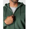Carhartt Men’s Tall Rain Defender Paxton Heavyweight Hooded Zip Front Sweatshirt(Forestry Green)