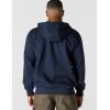 Carhartt Men’s Tall Rain Defender Paxton Heavyweight Hooded Zip Front Sweatshirt(New Navy)