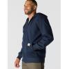 Carhartt Men’s Tall Rain Defender Paxton Heavyweight Hooded Zip Front Sweatshirt(New Navy)