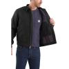 Carhartt Men’s Tall Sandstone Detroit Jacket(Black)