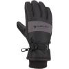 Carhartt Men’s Waterproof Insulated Knit Cuff Glove(Black/Grey)
