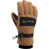 Carhartt Men’s Waterproof Insulated Knit Cuff Glove(Brown/Black)
