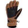 Carhartt Men’s Waterproof Insulated Knit Cuff Glove(Brown/Black)