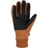 Carhartt Men’s Wind Fighter Thermal-Lined Fleece Touch-Sensitive Knit Cuff Glove(Brown)