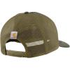 Carhartt Mens Wool Mesh-Back Camo Logo Patch Cap(Burnt Olive Vintage Camo)