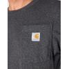 Carhartt Men’s Workwear Pocket Long Sleeve T-shirt(Carbon Heather)