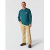 Carhartt Men’s Workwear Pocket Long Sleeve T-shirt(Greenstone Heather)