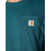 Carhartt Men’s Workwear Pocket Long Sleeve T-shirt(Greenstone Heather)