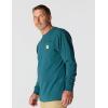 Carhartt Men’s Workwear Pocket Long Sleeve T-shirt(Greenstone Heather)