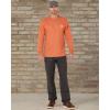 Carhartt Men’s Workwear Pocket Long Sleeve T-shirt(Jasper Heather)
