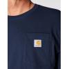 Carhartt Men’s Workwear Pocket Long Sleeve T-shirt(Navy)