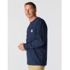 Carhartt Men’s Workwear Pocket Long Sleeve T-shirt(Navy)