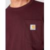 Carhartt Men’s Workwear Pocket Long Sleeve T-shirt(Port)