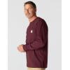 Carhartt Men’s Workwear Pocket Long Sleeve T-shirt(Port)