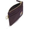 Carhartt Women’s Casual Nylon Duck Zippered Card Keeper Wallets(Deep Wine)