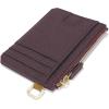 Carhartt Women’s Casual Nylon Duck Zippered Card Keeper Wallets(Deep Wine)