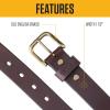 Carhartt Women’s Casual Rugged Belts, Available in Multiple Styles, Colors & Sizes(Black With Nickel Finish)
