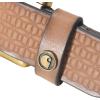 Carhartt Women’s Casual Rugged Belts, Available in Multiple Styles, Colors & Sizes(Saddle Leather Basketweave (Brown))