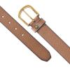 Carhartt Women’s Casual Rugged Belts, Available in Multiple Styles, Colors & Sizes(Saddle Leather Basketweave (Brown))