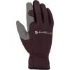 Carhartt Women’s GD0794W Women’s High Dexterity Open Cuff Glove(Blackberry Grey)