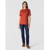 Carhartt Women’s Loose Fit Heavyweight Short-Sleeve Pocket T-Shirt(Spice Red Nep)
