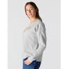 Carhartt Women’s Loose Fit Midweight Graphic Sweatshirt(Heather Gray)