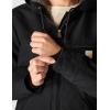 Carhartt Women’s Loose Fit Washed Duck Sherpa Lined Jacket(Black)