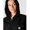 Carhartt Women’s Loose Fit Washed Duck Sherpa Lined Jacket(Black)