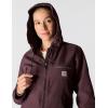 Carhartt Women’s Loose Fit Washed Duck Sherpa Lined Jacket(Blackberry)