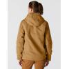 Carhartt Women’s Loose Fit Washed Duck Sherpa Lined Jacket(Carhartt Brown)