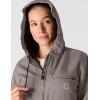 Carhartt Women’s Loose Fit Washed Duck Sherpa Lined Jacket(Taupe Gray)
