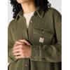 Carhartt Women’s Oversized-fit Heavyweight Waffle Knit Shirt(Dark Bronzed Green)