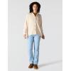 Carhartt Women’s Oversized-fit Heavyweight Waffle Knit Shirt(Oat Milk)