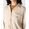 Carhartt Women’s Oversized-fit Heavyweight Waffle Knit Shirt(Oat Milk)