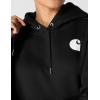 Carhartt Women’s Relaxed Fit Midweight Logo Sleeve Graphic Sweatshirt(Black)